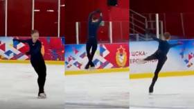 Quad loop? No problem: Russian 13-year-old figure skating starlet lands MIND-BLOWING jump (VIDEO)