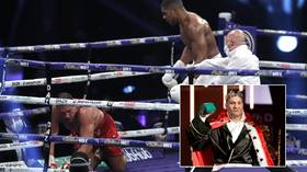 Joshua lands BRUTAL KO win against Pulev – but Fury says ‘big bum dosser’ is ‘sh*tting himself’ over unification fight (VIDEO)