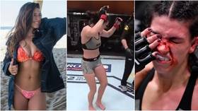 UFC strawweight stunner Mackenzie Dern overcomes apparent broken nose to DANCE in Octagon after victory continues her rise (VIDEO)