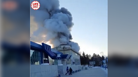 Fire breaks out at international terminal of Ignatyevo Airport on Russia’s border with China (VIDEO)