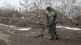 Russian officer killed in explosion in Nagorno-Karabakh as troops help de-mine post-war landscape