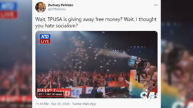 ‘This is considered conservatism’: Turning Point USA ripped after shooting money out of cannons at student event