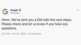 ‘Maybe Google drank early’: Tech giant leaves people scratching their heads with mistaken DM message made public