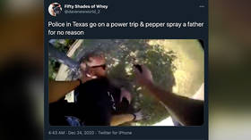 Texas father sues police after being pepper-sprayed & arrested while filming son being stopped by officers (VIDEO)