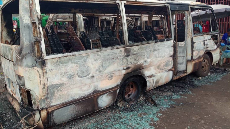 53 dead after blaze engulfs bus and fuel truck in horror Cameroon crash ...