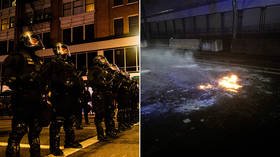 Portland Police declare riot, claiming protesters hurled ‘firebombs’ during NYE unrest (VIDEOS)