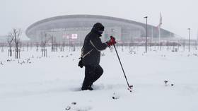 Snow joke: La Liga caught off guard by SHOCK snowfall as Atletico Madrid vs Athletic Bilbao called off