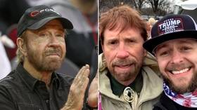 Chuck Norris called a ‘MAGA terrorist’ who ‘belongs in prison’ over posing for picture at US Capitol riot… except it wasn’t him