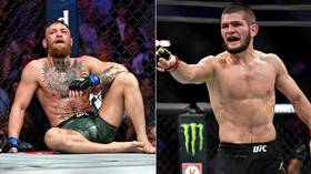 Dustin Poirier details savage calf-kick strategy which left Conor McGregor on crutches after UFC 257 defeat (VIDEO)