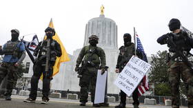 Cops outnumber protesters at state capitols across the US, as the FBI’s ‘uprising’ evaporates