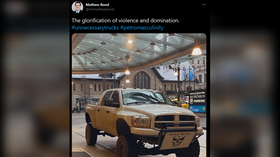 Vancouver official provokes Canadian meltdown after launching Twitter tirade against ‘violent’ ‘petro masculine’ PICKUP TRUCK