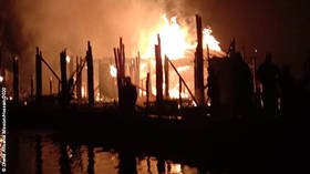 'Arson' destroys four UNICEF Rohingya schools, days after blaze burned down Bangladeshi camp leaving thousands homeless