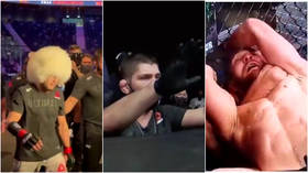 'He's gone to sleep!' Khabib cousin Umar chokes rival UNCONSCIOUS on UFC debut (VIDEO)