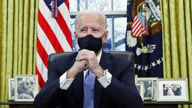 Biden unleashes executive orders aimed at fighting Covid with 100-day ‘masking challenge’ & vaccine deluge