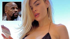 Ring craft: Boxing great Floyd Mayweather dismisses ‘rumors and lies’ over ‘engagement’ to lead dancer Anna at strip club he owns