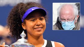 ‘Who did this?’ Tennis queen Naomi Osaka pokes fun at herself with Bernie Sanders meme on Twitter after backing Biden inauguration