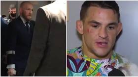 Dustin Poirier details savage calf-kick strategy which left Conor McGregor on crutches after UFC 257 defeat (VIDEO)