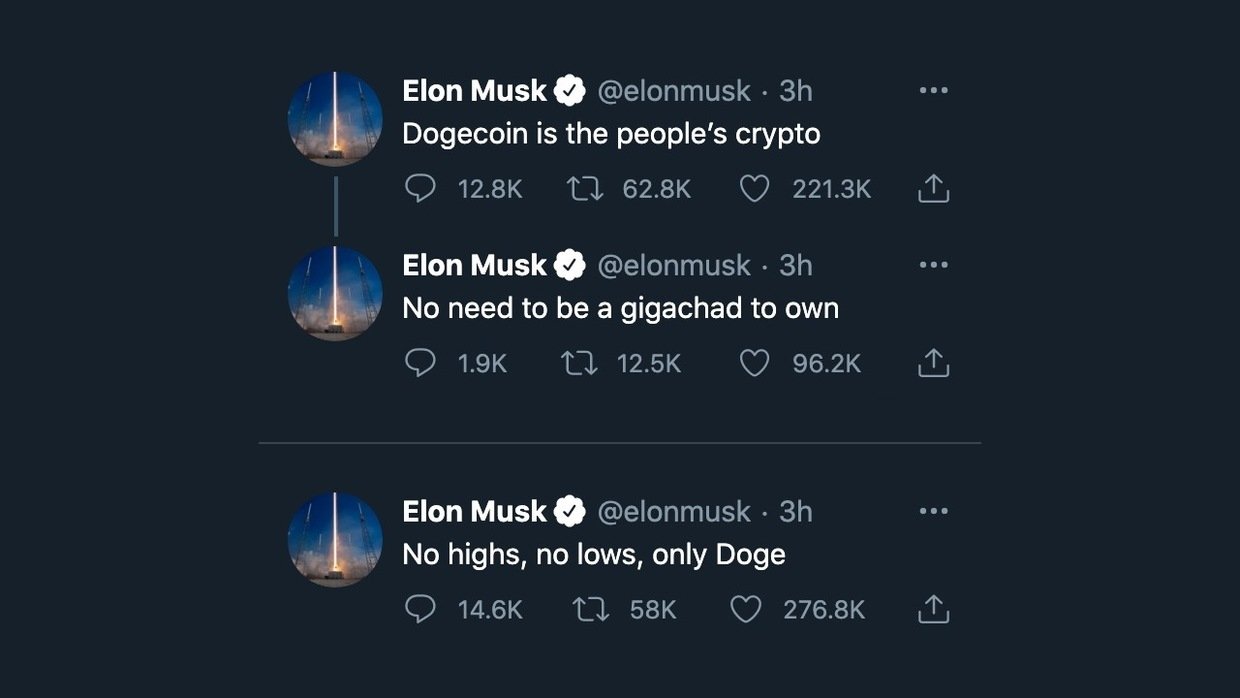 elon crypto tweet