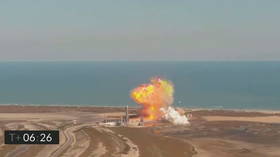 WATCH: SpaceX Starship EXPLODES while attempting to land during high-altitude test