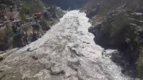 Up to 150 feared dead & more stranded as glacier burst sparks massive flood in northern India (VIDEOS)