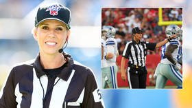 ‘They notice the difference’: Mother-of-three who is first female official at Super Bowl claims ‘gender barrier’ has been ‘broken’