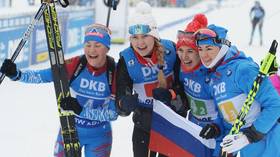 Russian biathletes BANNED from using national symbols on social media during world championships in Slovenia