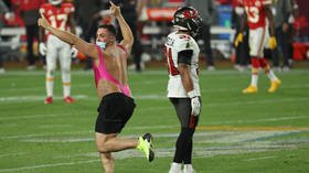 Super Bowl streaker claims he won $375,000 by betting on himself making field dash... but others are skeptical