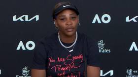 Serena Williams asked about ‘love’ in CRINGEWORTHY post-match moment after taking down Russian teen Potapova (VIDEO)