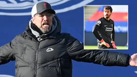 ‘I can’t believe it, but yes’: Boss Klopp admits Liverpool won’t retain Premier League crown as Alisson HOWLER gifts Leicester win