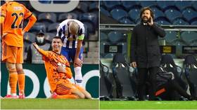 ‘We gave it them on a platter’: Juve boss Pirlo upset after Champions League defeat as Ronaldo rages at being denied late penalty