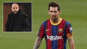 Manchester City DENY reports they ‘offered £430 million new deal’ to lure Barcelona ace Lionel Messi