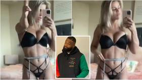 ‘I didn’t look!’ UFC star Woodley jokes with Paige VanZant’s husband after bare-knuckle star’s latest steamy Instagram video