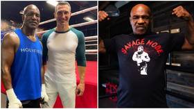 The Real Deal: Boxing veteran Evander Holyfield enlists help of former champ Wladimir Klitschko as he amps up Tyson preparation