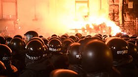 Violence in Kiev sees 27 cops injured as protesters come out against court decision to lock up far-right nationalist Sternenko