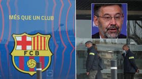 Police ‘arrest former Barcelona president Bartomeu and two club bosses’ as staff see football giants’ offices raided by officers