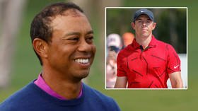 Tiger Woods praises ‘really touching’ red-and-black tribute from stars after golf icon was badly injured in high-speed car wreck