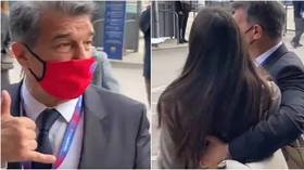 ‘Call me when you’re 18’: New Barca president Laporta clarifies ‘out of context’ election video with female fan