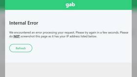 Gab goes offline after refusing to pay hackers, accuses Biden admin & ‘oligarch tyrants’ of wanting to shut them down