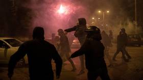 March against police brutality ends in violence in suburb of Greek capital (VIDEOS)