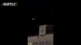 Villagers in Russia’s freezing Far North spot burning UFO flying across sky; but experts say it’s probably space debris (VIDEO)