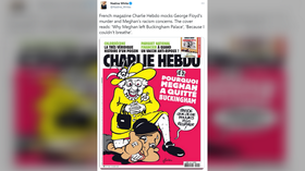 ‘Wrong on every level’: Charlie Hebdo condemned for ‘disgusting’ cartoon making fun of royals, Meghan Markle and George Floyd