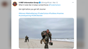 ‘Get right before you get left, boomer’: Marines backtrack after jumping into Fox host Tucker Carlson’s row with Pentagon