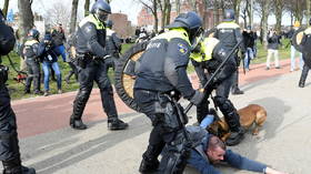 The Dutch PM's use of dog handlers and police with batons at a protest on the eve of an election is a jarring sight in a democracy