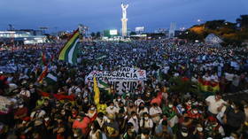 Tens of thousands protest arrest of Bolivia's ex-president Anez over role in 2019 coup (VIDEOS)