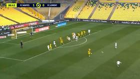 ‘Is this real?!’: French star Lauriente sends social media into meltdown with ‘ridiculous’ 40-yard free-kick (VIDEO)