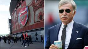 Music to their ears? Billionaire Spotify boss offers to buy Arsenal as Gunners fans HANG effigy of current owner Kroenke