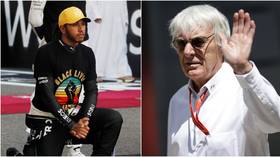 ‘Lewis needs to be careful’: Bernie Ecclestone claims F1 king Hamilton is being USED by Black Lives Matter