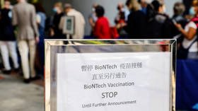 Hong Kong halts use of Pfizer-BioNTech vaccine as authorities investigate defective packaging