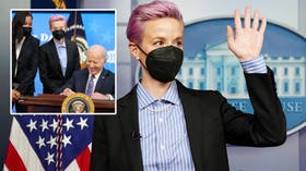 Money talks: Women’s football ace Rapinoe earns mixed reaction after using White House speech to say she’s been ‘devalued’ (VIDEO)