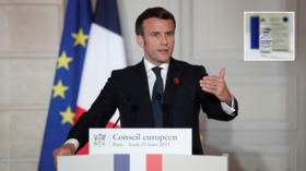 Russia waging ‘war’ on West, using its homegrown Covid-19 vaccines as tool for political influence, French President Macron claims